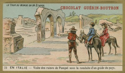 意大利：与当地导游一起参观庞贝古城遗址 作者 French School