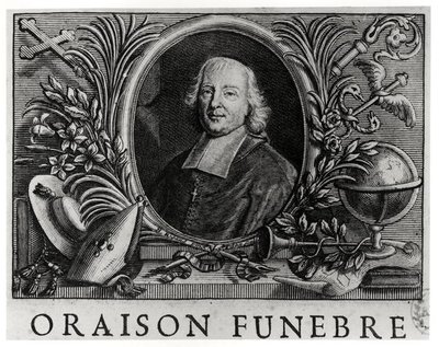 Jacques Benigne Bossuet（1627-1704），Bossuet的Oraison Funebre的正面 作者 法语学校
