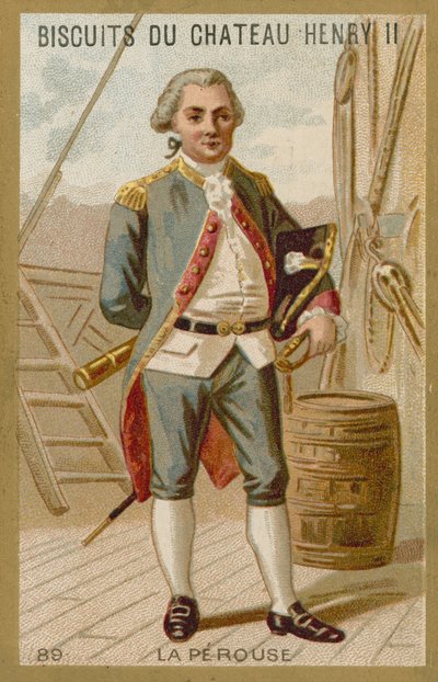 Jean-Francois de la Perouse，法国海军军官和探险家 作者 法语学校