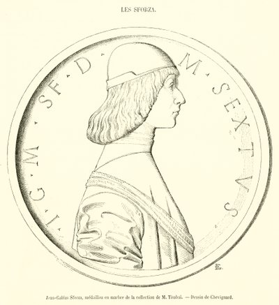 Jean-Galea Sforza，M Timbal 收藏的大理石奖章（雕刻） 作者 法语学校