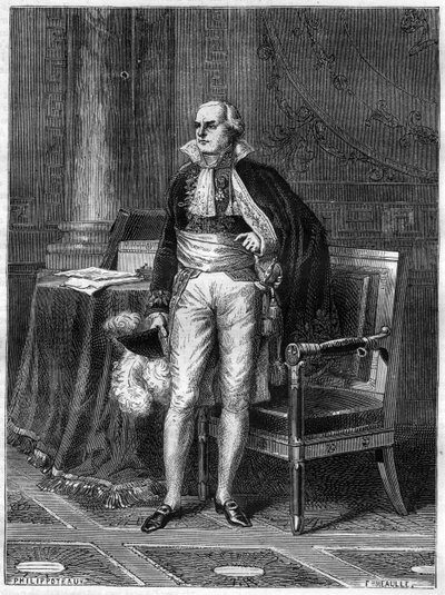 Jean Baptiste (Jean-Baptiste) de Nompere de Champagny (1756-1834) Duke of Cador - Jean-Baptiste de Nompere de Champagny (1756-1834), Duke of Cadore, France politician - in "Histoire de l
