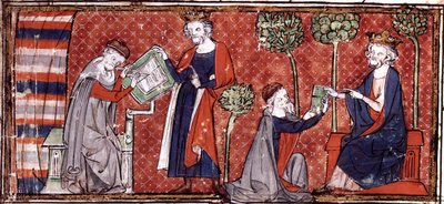 让-德-梅昂撰写并递交给法国国王菲利普四世......（手稿） 作者 法语学校