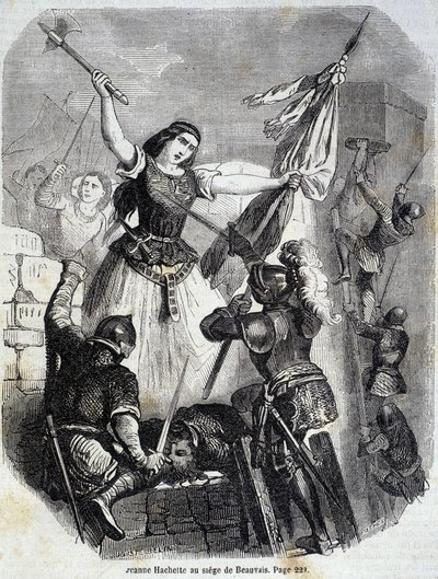 1472年在博韦的让娜-哈谢特--载于L.-P. Anquetil的《法国历史》中 作者 法语学校