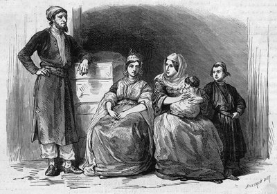 Jewish population of Tetouan (Tetuan) in Morocco: members of a Jewish family 作者 法语学校