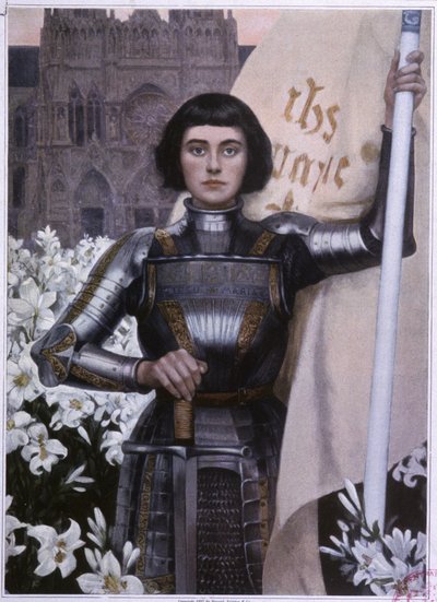 Joan of Arc. (illustration, circa 1900) 作者 法语学校