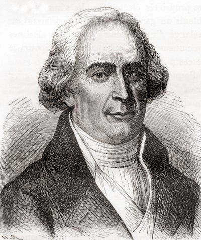 Joseph-Michel Montgolfier，来自 Les Merveilles de la Science，约 1870 年出版（版画） 作者 法语学校