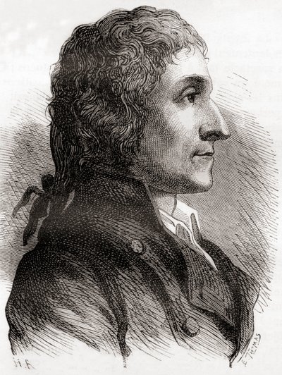 约瑟夫·路易斯·普鲁斯特，来自 Les Merveilles de la Science，约 1870 年出版（版画） 作者 法语学校