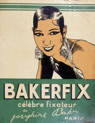 约瑟芬·贝克 - Bakerfix 的广告：“约瑟芬·贝克著名的固定器”” 作者 法语学校