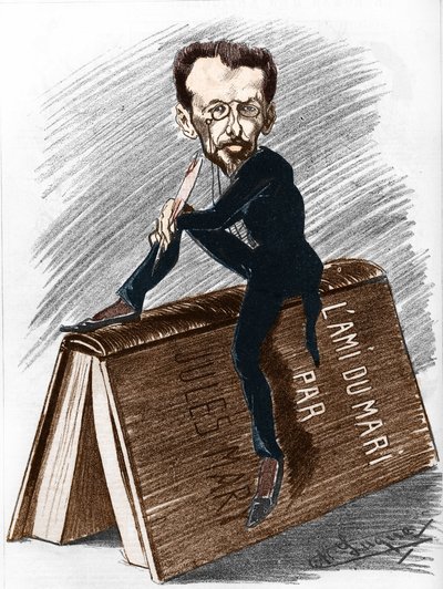 朱尔斯-玛丽（1851-1922）法国作家。 作者 法语学校
