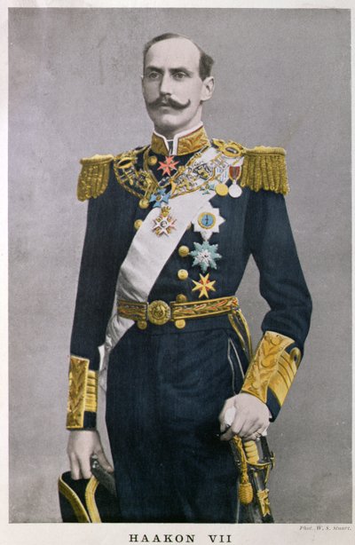 挪威国王哈康七世（1872-1957），20世纪初 作者 法语学校