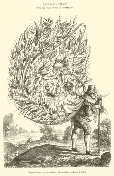 西班牙人，归功于Abraham Bosse的雕刻（雕刻）。 作者 法语学校