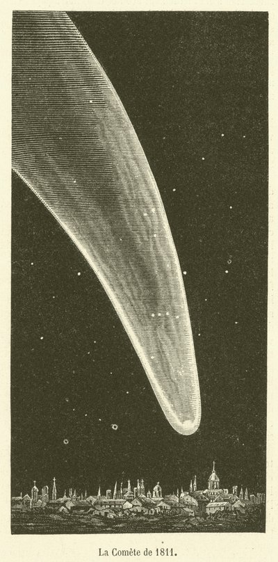 1811 年的彗星（雕刻） 作者 法语学校