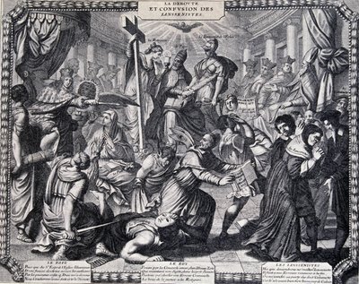 La Déroute des Jansenistes - almanach satirical published by the Jesuites 作者 法语学校