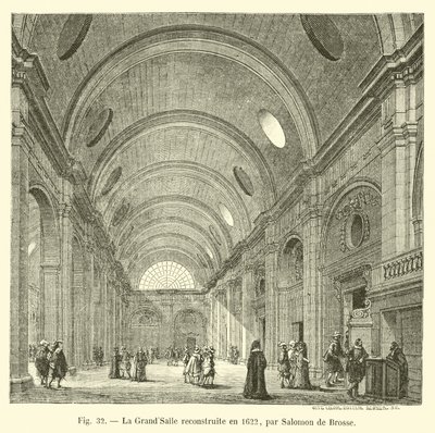 GrandSalle于1622年由Salomon de Brosse重建 作者 法语学校