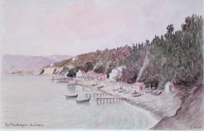 La Madrague des Lecques（纸上水彩画） 作者 法语学校