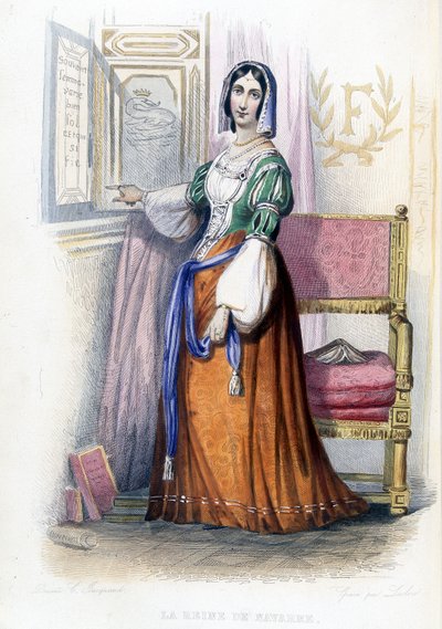 纳瓦拉女王（玛格丽塔？） - 在“” Le Plutarque francais ”，编辑。 门内谢 作者 法语学校