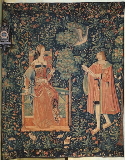 主的生活：阅读，卢瓦尔工作室，c.1500 作者 法语学校