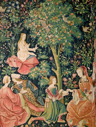 La Vie Seigneuriale：场景加兰特，c.1500 作者 法语学校