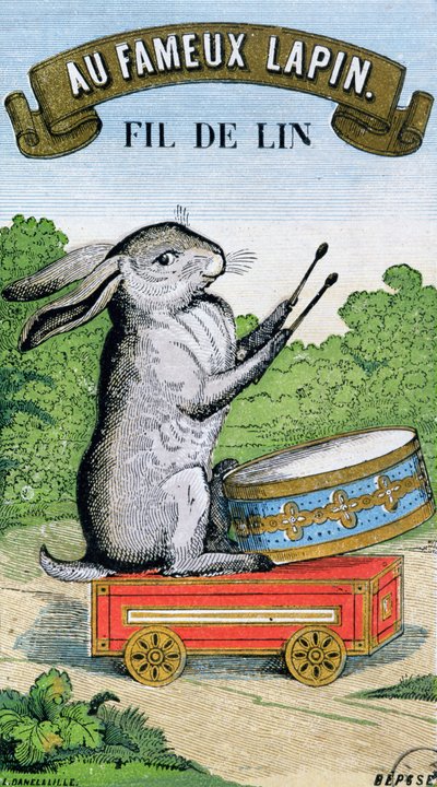 Au Famous Rabbit品牌亚麻线的标签 作者 法语学校
