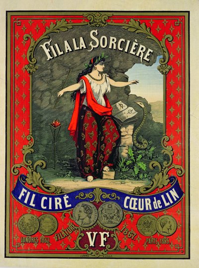 Fil a la Sorciere品牌缝纫线的标签 作者 法语学校