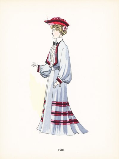 女士时装，1903年 作者 法语学校