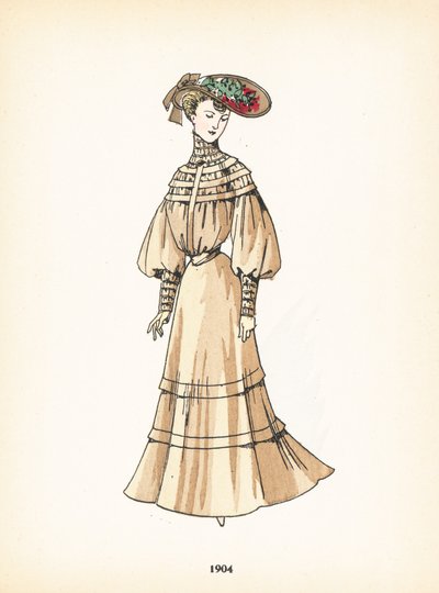 女士时装，1904年 作者 法语学校