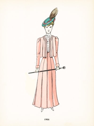 女士时装，1906年 作者 法语学校