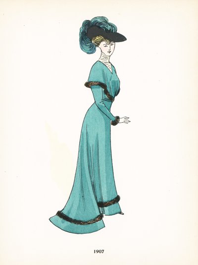 女士时装，1907年 作者 法语学校