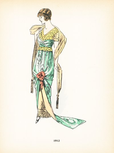 女士时装，1913年 作者 法语学校