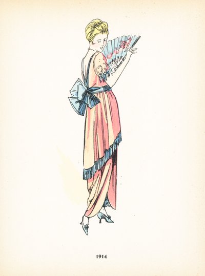 女士时装，1914年 作者 法语学校