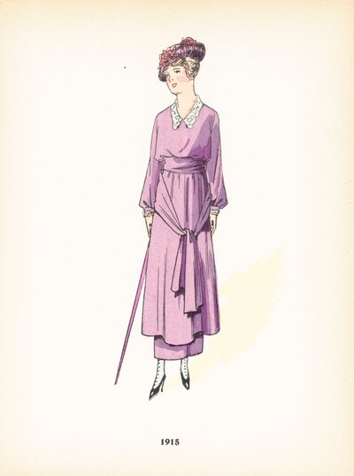 女士时装，1915年 作者 法语学校