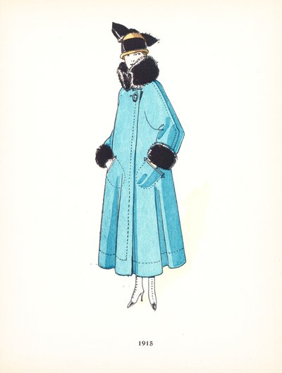 女士时装，1915年 作者 法语学校