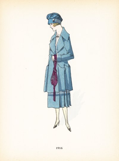 女士时装，1916年 作者 法语学校