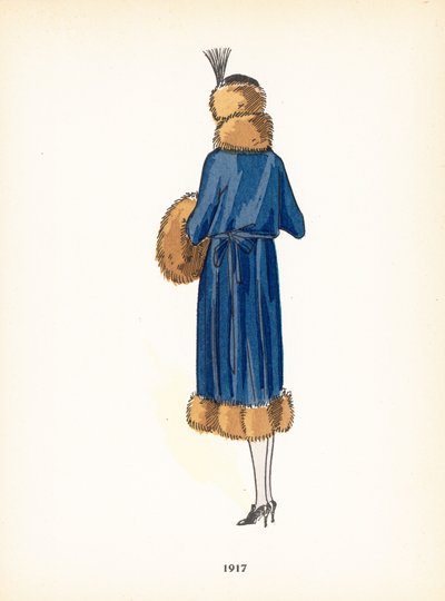 女士时装，1917年 作者 法语学校