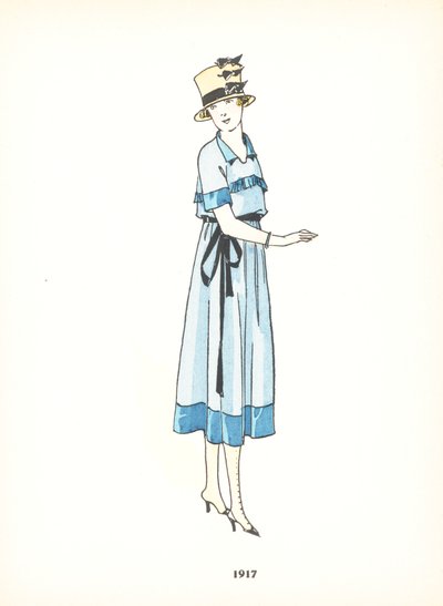 女士时装，1917年 作者 法语学校