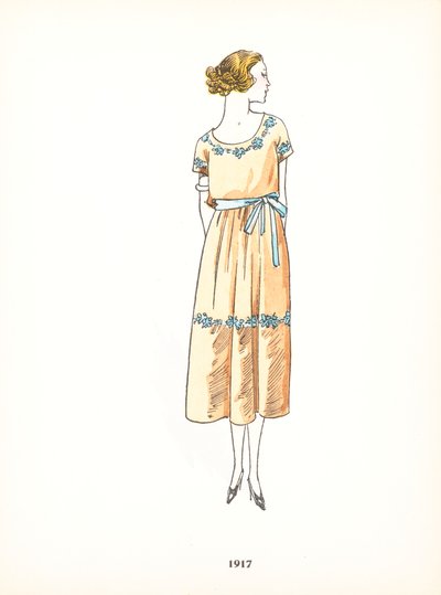 女士时装，1917年 作者 法语学校