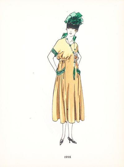 女士时装，1918年 作者 法语学校