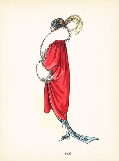 女士时装，1920年 作者 法语学校
