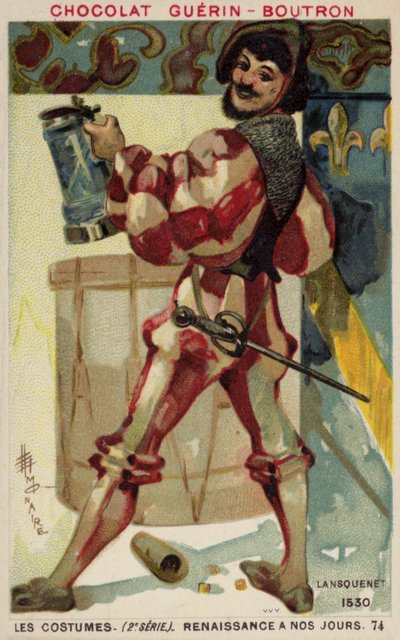 Landsknecht，1530 作者 法语学校