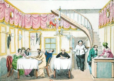 Beef a la Mode，rue Valois，Paris，来自Le Gout du Jour，1830年（另见175977） 作者 法语学校