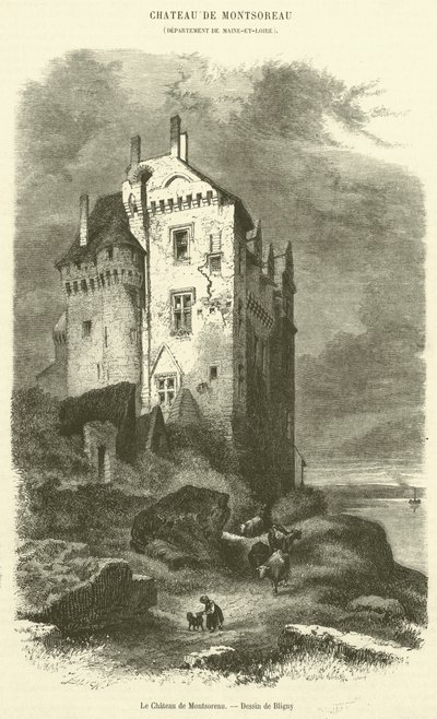 Le Chateau de Montsoreau (雕刻) 作者 法语学校