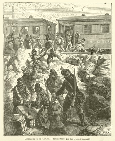 太平洋铁路（雕版画 作者 法语学校