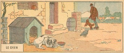 Le Chien》（彩色印刷版） 作者 法语学校