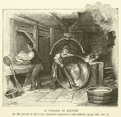 Le Fromage De Gruyere (engraving) 作者 法语学校