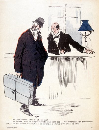 Le Mont-de-Piété - 在 06/03/1905 的“The Butter Plate”中 作者 法语学校