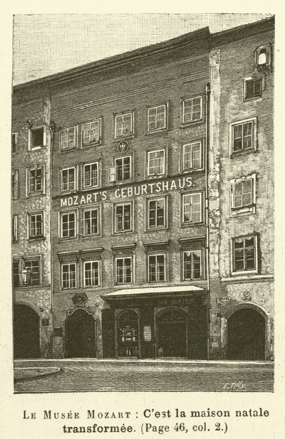 Le Musee Mozart (engraving) 作者 法语学校