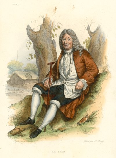 Le Sage (coloured engraving) 作者 法语学校