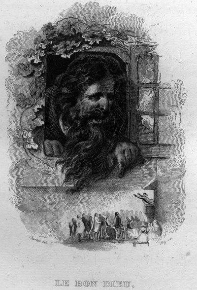 Le bon dieu Chanson de Beranger载于《Oeuvres completes》（1834年），作者是法国诗人和作曲家皮埃尔-让-德-贝朗热（1780-1857）。 作者 法语学校