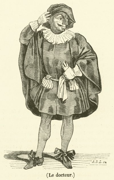 Le docteur (engraving) 作者 法语学校
