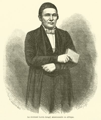 Le reverend Lewis Krapf, missionnaire en Afrique (engraving) 作者 法语学校